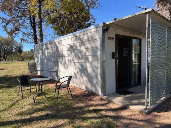 Winsor Cabin Accomodation at Coleambally Caravan Park 2024 Outside